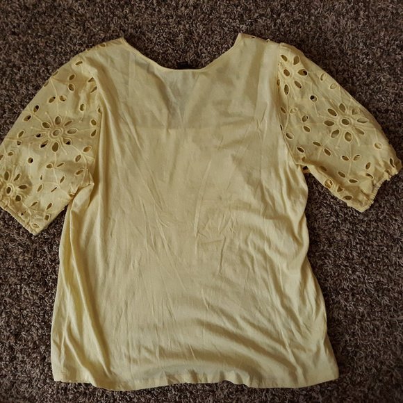 Ann Taylor Factory Tops - Ann Taylor Factory Size S Yellow NWOT